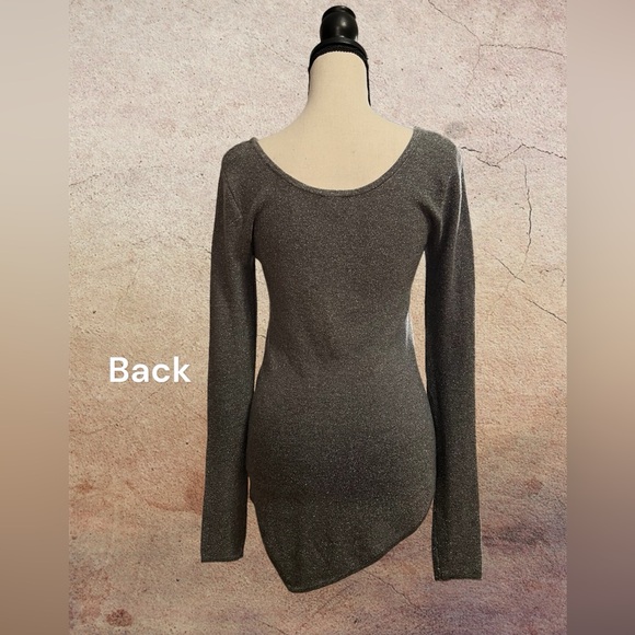 Express Gray With Silver Glitter, Tunic Women’s Size Small - Picture 3 of 11